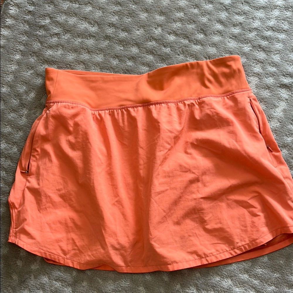 Old Navy Coral Orange Athletic Skort